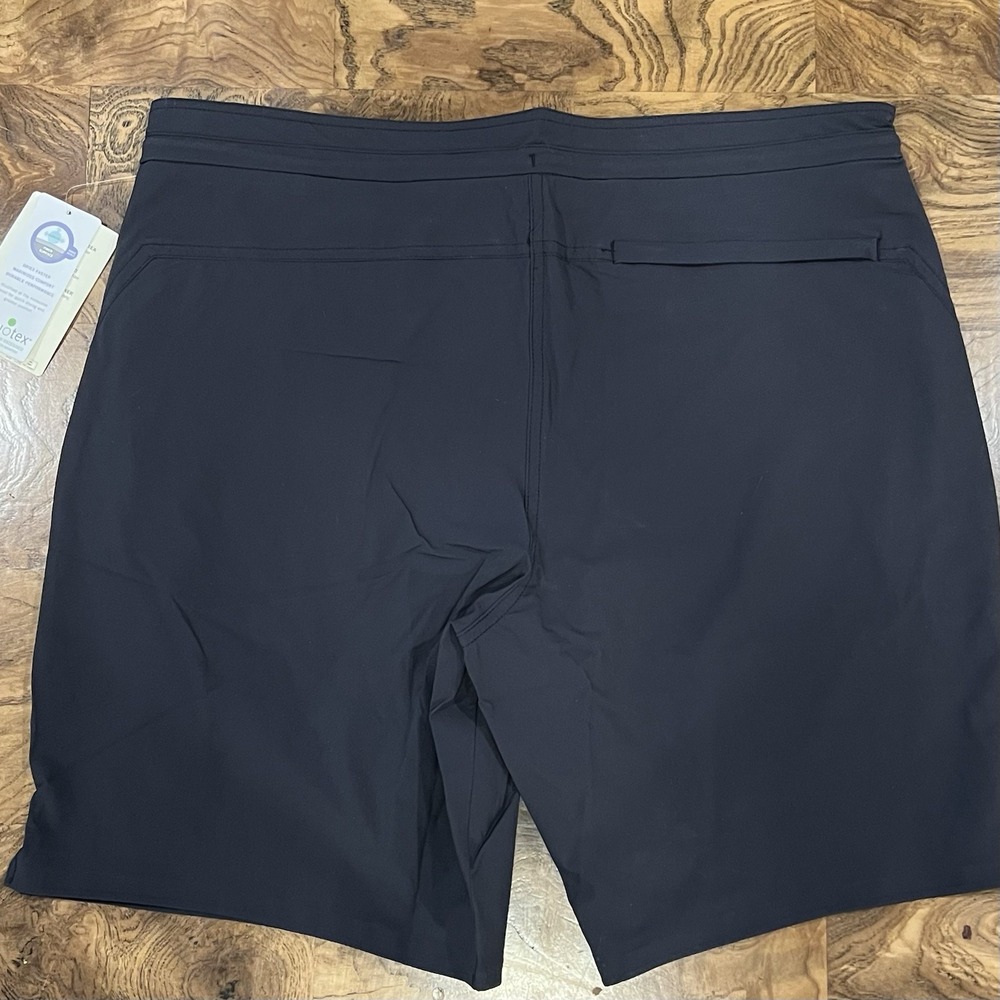 NWT Duluth Trading Shorts Mens 36 Black Cannonball Hybrid with Armachillo Liner - Picture 2 of 8